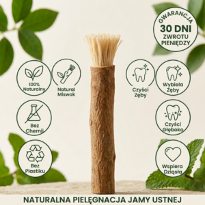 Miswak Stick - Naturalna Gałązka do Czyszczenia Zębów